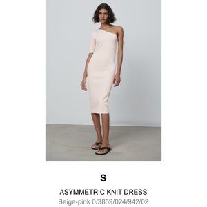Zara one sleeve dress